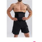 Dr. Cornell Termal Sauna Kemer Bel Korsesi Neopran Kemer Terletici Yağ Yakma Kemer + 500 gr Lut Gölü Tuzu Hediye - Standart - Siyah