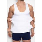 Dr. Corset Erkek Atlet Korse - Beyaz - XL