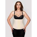 Dr. Corset Göbek ve Simit Bölgesi Inceltici Sıkılaştırıcı Şekillendirici 7 Çelik Balenli Askılı Latex Korse - Ten - 46
