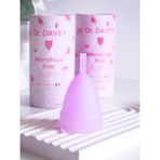 Dr. Davey Dr.davey Regl Kabı, Menstrual Kap, Medikal Silikon, Doğum Yapmamış Kadınlar Için Kesesiz (L Beden) - Large Mor