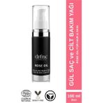 Dr.Fnc Ecocert sertifikalı Doğal Vegan Dökülme Karşıtı Gül Cilt Ve Saç Bakım Yağı 100 Ml - Renksiz