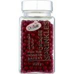 Dr. Gusto 4 mm Bordo Boncuk Şeker 250 gr – Pasta ve Tatlı Süsleme Şekeri - 250 gr