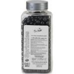 Dr. Gusto 8 mm Siyah Boncuk Şeker 250 gr – Dekoratif Pasta ve Tatlı Süsü - 250 gr