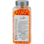 Dr. Gusto 8 mm Turuncu Boncuk Şeker 250 gr – Pasta ve Tatlı Süsleme Şekeri - 250 gr