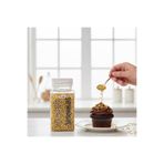 Dr. Gusto Altın Boncuk Şeker 2 mm – 100 g | Pasta, Cupcake ve Tatlı Süsleme Boncuğu