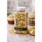 Dr. Gusto Karnaval Mix Gold Pasta Süsü 250 GR - Altın, Kahve Ve İnci Şekerleme Karışımı