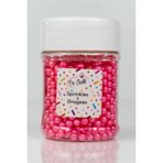 Dr. Gusto Pasta Süsleme Şekeri / 4 mm Boncuk Şeker 45 gr Pembe