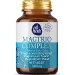 Dr. Henri Magtrio Complex Magnezyum Bisglisinat, Taurat ve Malat 60 Tablet - Aromasız