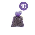 Dr. Lavender 10 Adet Organik Kurutulmuş Lavanta Çiçeği Mor Renk Hediyelik Lavanta Kesesi