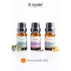 Dr. Lavender Lavanta, Portakal Kabuğu, Okaliptus Uçucu Yağ Buhurdanlık Yağı Difüzör Esansı Oda Kokusu 10 ML