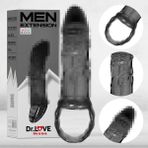 Dr. Love 2.5 cm Dolgulu Silikon Uzatmalı Zenci Penis Kılıfı