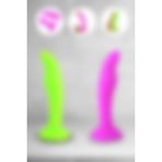 Dr. Love 2’li Dolphin 10,3cm Anal Plug Tıkaç,dildo Seti , Yeşil ve Mor