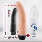 Dr. Love Anal Ve Vajinal Kullanım Için Titreşimli Ten Rengi Vibratör + Dr. Love - 1
