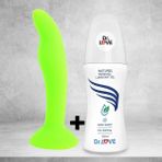Dr. Love Dolphin Plug, Tıkaç,dildo 10,3cm Tescilli Tasarım Yeşil
