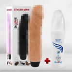 Dr. Love Kalın Damarlı ,Tam Realistik, Titreşim Ayarlı Vibratör + Dr. Love - 1