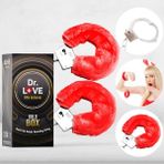 Dr. Love Kırmızı Peluş Kelepçe - yok