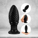 Dr. Love Kozalak Model Plug Tıkaç Dildo 12,5 cm Mor