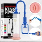 Dr. Love Penis Pump Men Güçlü Vakumlu Mavi Penis Pompası + Vajina Başlık - 1