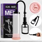 Dr. Love Penis Pump Men Güçlü Vakumlu Penis Pompası + Oral Başlık - 1