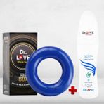 Dr. Love Silikon Penis Halkası Yüzüğü Mavi + Dr. Love - 1