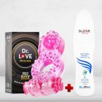 Dr. Love Titreşimli Klitoral Uyarımlı Penis Halkası