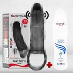 Dr. Love Titreşimli, Penis, Kılıfı 5cm, Dolgulu Uzatmalı Prezervatif + Dr. Love - 1