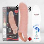 Dr. Love Titreşimli Penis Kılıfı 5cm Dolgulu Uzatmalı Prezervatif + Dr. Love - yok