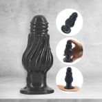 Dr. Love Tomurcuk Halka Plug Tıkaç 12,3cm Siyah Dildo Tescilli Tasarım