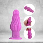 Dr. Love Tomurcuk Plug Tıkaç 12,3cm Mor Dildo Tescilli Tasarım