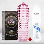 Dr. Lovesilikon Penis Kılıfı Klitoris Temaslı + Dr. Love