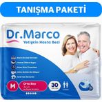 Dr. Marco Bel Bantlı Medium 30 Adet Yetişkin Hasta Bezi