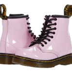 Dr. Martens Kız çocuk 1460 T bot, Soluk Pembe Patentli Lamba, 26 EU