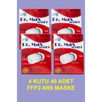 Dr. Max Antivir Ffp2 N95 Meltblown Maske 5 Katlı Koruma 40'lı - 40 Adet