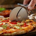 Dr.maya® | Ahşap Saplı Pratik Pizza Kesici