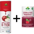 Dr. Natural Elma Özlü Detox Sirkesi 250 ml ve Aserola Plus Bitkisel Macun 240 Gr. - 1 Adet