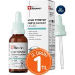 Dr. Nature's Köpek Milk Thistle ( Devedikeni) Damla 50 ml – Silymarin ve Beta Glukan Içeren Günlük Karaciğer Bakım Desteği