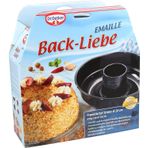 Dr. Oetker Back-Liebe Emaille Borulu Yuvarlak 26 cm Kek Kalıbı