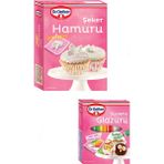 Dr Oetker Dr. Oetker Beyaz Şeker Hamuru (400 gr) + Süsleme Glazürü (4 Tüp-76 gr)