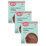 Dr. Oetker Kendiniz Tatlandırın Şekersiz Puding Kakaolu 55 gr x 3 Adet
