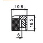 Dr Parts MNB2GD Altın Sarısı Dome Kontrol Düğmesi