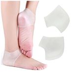 Dr.Pedi Jel Topuk Kollar Mahmuz Giderici Yastık Kılıfı Üniseks Silikon Nemlendirici Topuk Çorap Koruyucu Kuru Çatlak Cilt Ağrısı Onarım Pedikür Topuk Dikeni Ağrılarını Azaltır