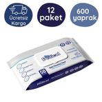 Dr.Pedical 12 Paket 600 Yaprak Vücut Temizleme Havlusu
