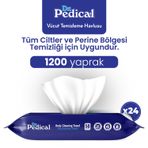 Dr.Pedical 1200 Yaprak Beyaz Sabun Vücut Temizleme Havlusu