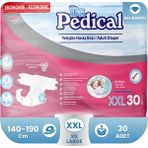 Dr.Pedical Belbantlı Tekstil Yüzey Ekstra Large 2XL 30'lu Hasta Bezi