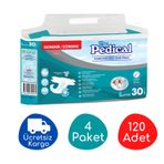 Dr.Pedical Tekstil Yüzeyli Large 30'lu 120 Adet Hasta Bezi