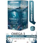 Dr. Phytofarma Omega-3 Epa Dha ve Vitamin E Içeren 60 Adet Çiğnenebilir Soft Jel Kapsül Form 1000 Mg