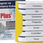 Dr. Plus Haftalık Ilaç Hap Saklama Ve Zamanlama Kutusu Renk: Sarı