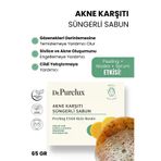 Dr.Purelux aknsabn01 Akne Ve Siyah Nokta Karşıtı Peeling Etkili Süngerli Sabun (Hızlı Maske)
