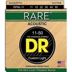 DR Rare Phosphor Bronze Akustik Gitar 0,11 Takım Tel (El Yapımı)