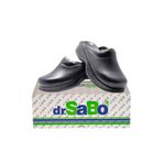 DR SABO Siyah Kadın Ortopedik Sabo Terlik